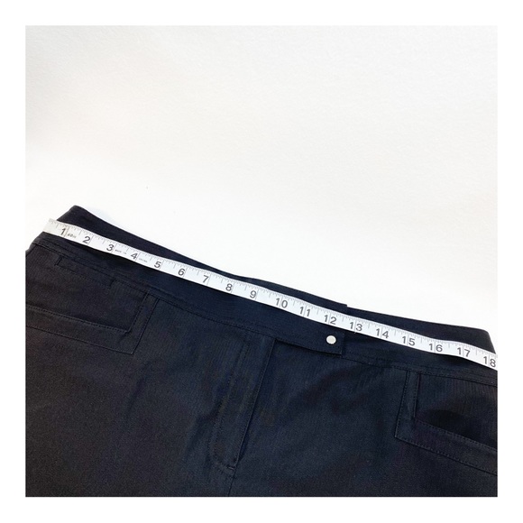 2 Izod Black & Cream Tennis Skirts Size 12 Deep Front Pockets Zippers Size 12 - Picture 4 of 16